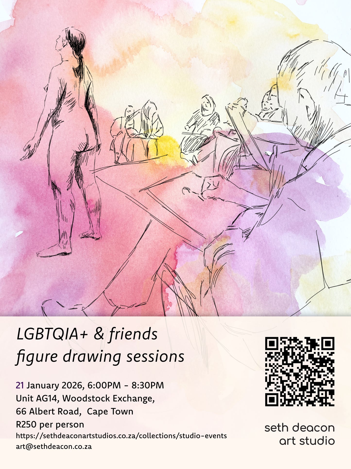 Figure Drawing Session - PLEASE NOTE THIS EVENT HAS BEEN POSTPONED TIL 28 JAN!