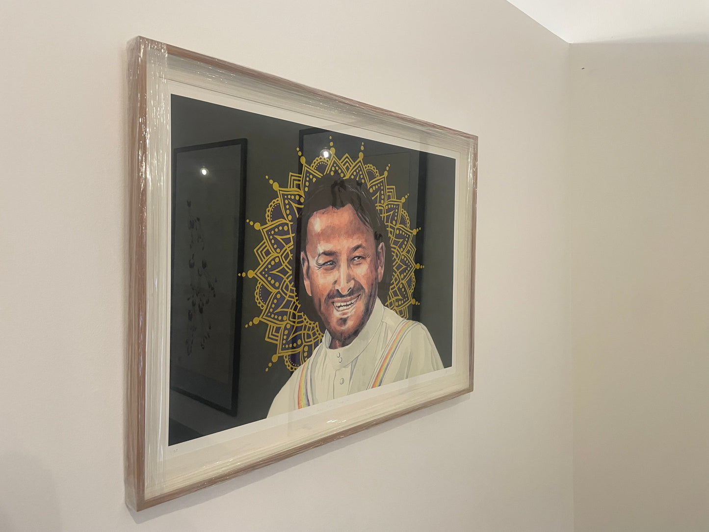 Imam Muhsin Hendricks Archival Fine Art Print with hand painted gold embellishment